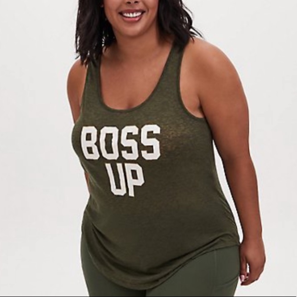Torrid boss up tank size 4